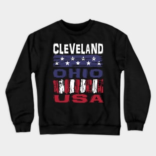 Cleveland Ohio USA T-Shirt Crewneck Sweatshirt